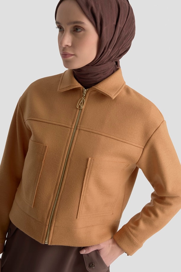 Armine Trend Ceket 25KT517 Camel