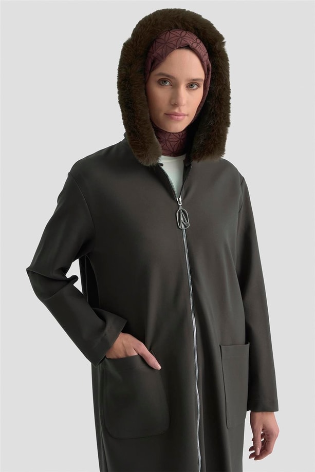 Armine Trend Hırka 25KT528 Kahverengi