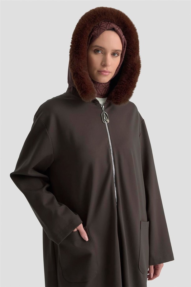 Armine Trend Hırka 25KT541 Kahverengi