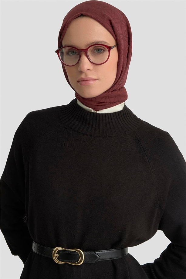 Armine Düğmeli Basic Oversize Kazak 25KD6016 Siyah