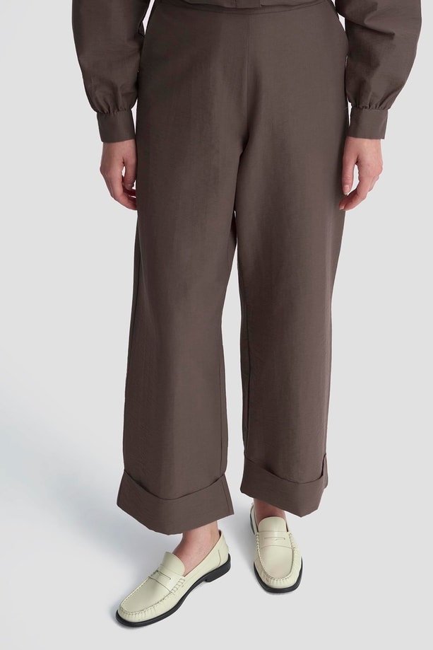 Armine Pileli Pantolonlu Takım 25K6101 Kakao