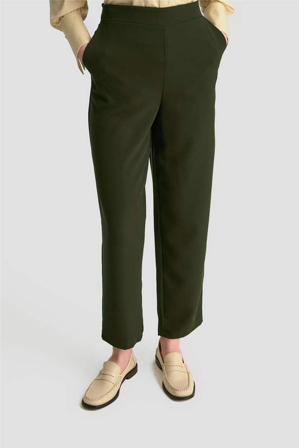 Armine Apoletli Yelekli Takım 25K6127 Haki