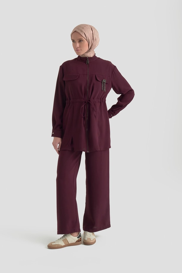 Armine Trend Takım 25KT646 Mürdüm