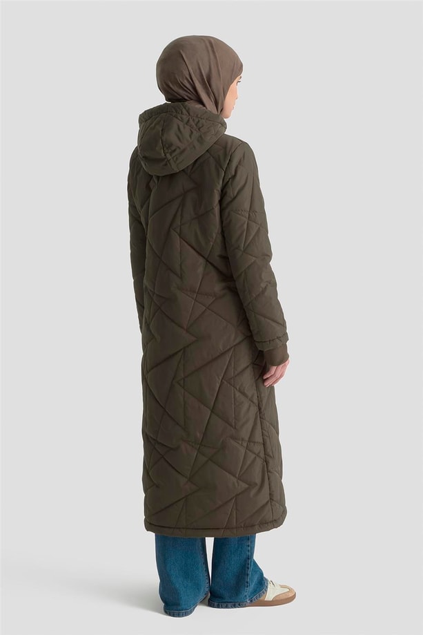 Armine Kapitone Kaban 25KT703 Haki