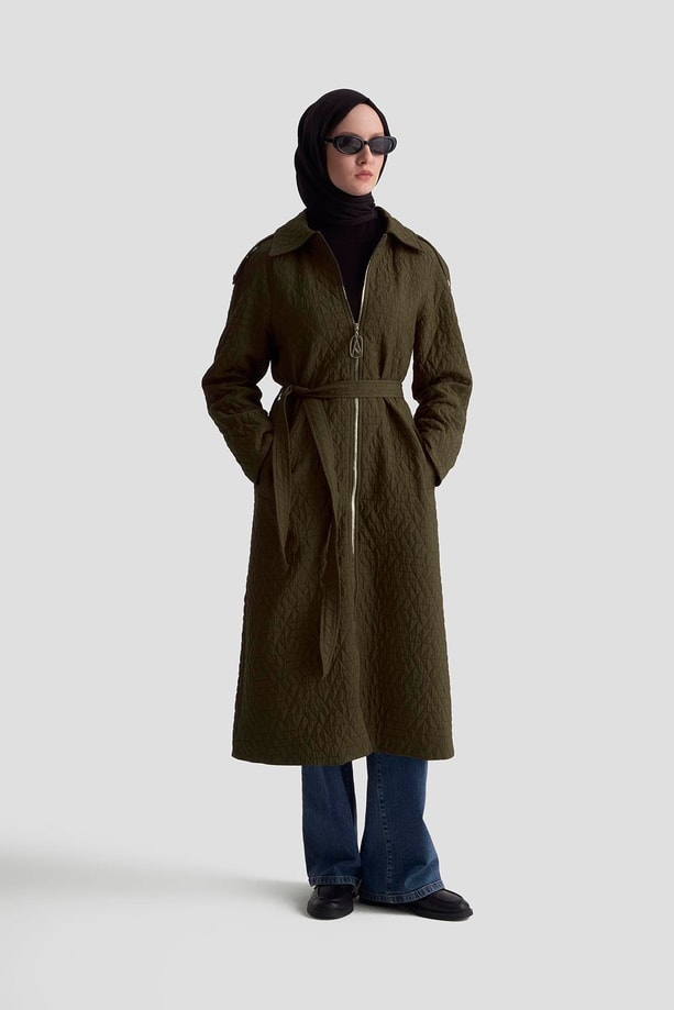 Armine Trend Kap 25KT717 Yağ Yeşili