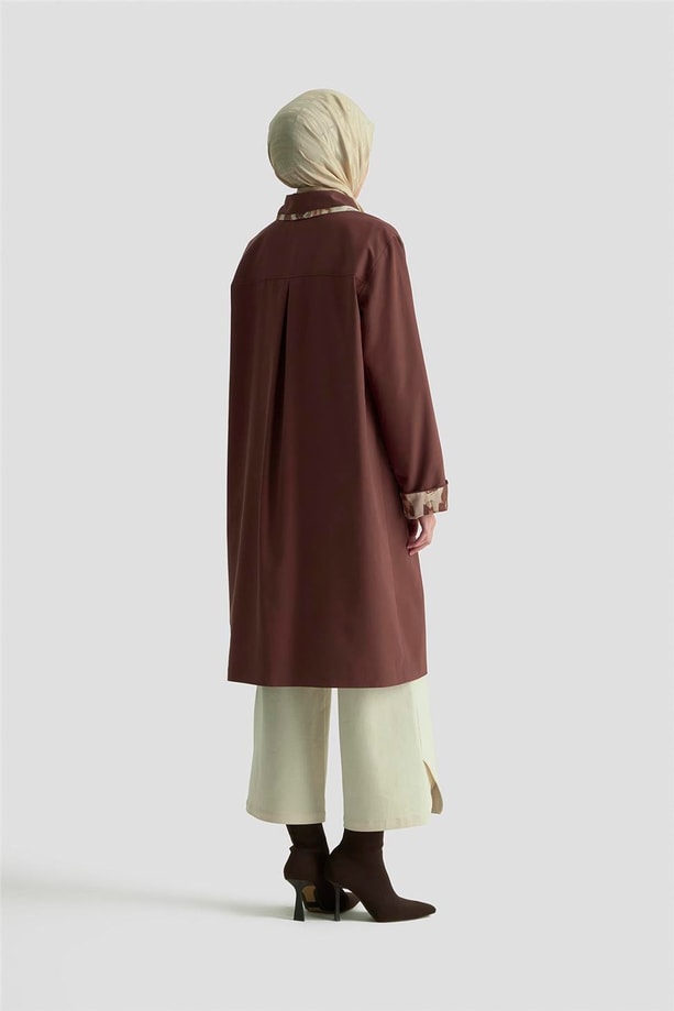 Armine Leopar Desen Garnili Kap 25K7901 Acı Kahve