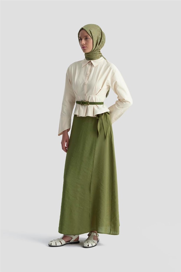 Armine Anvelop Etek 25KD9006 Haki