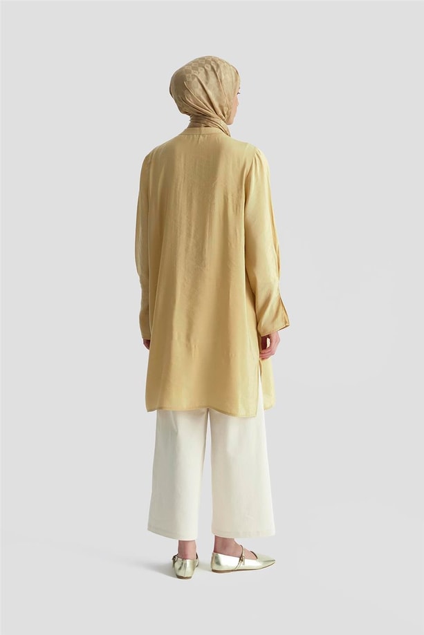 Armine Hakim Yaka Tunik 25KD9010 Camel