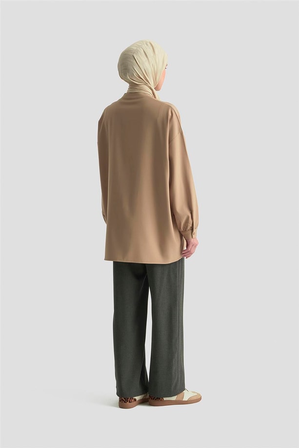 Armine Nakışlı Tunik 25KD9020 Bej