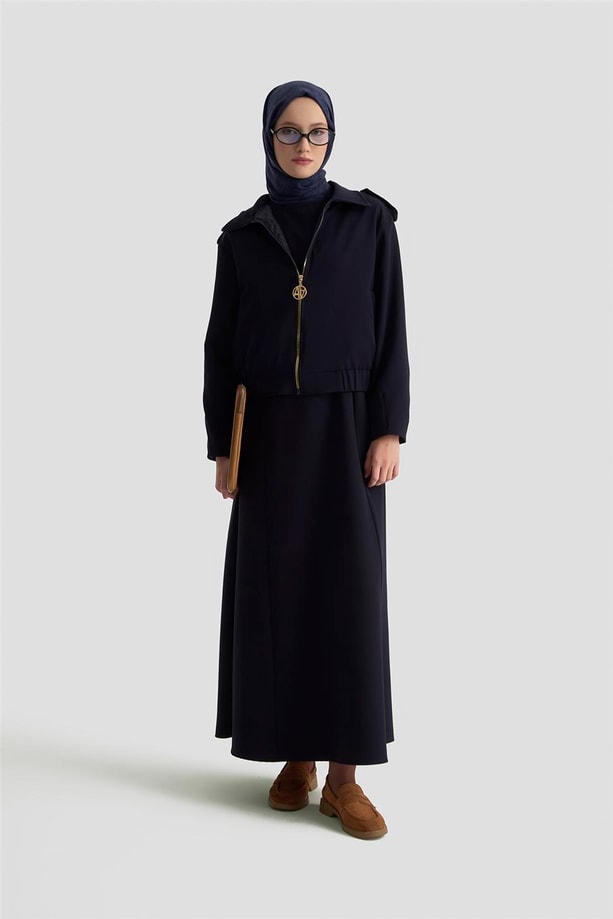 Armine Elbise 25KT906 Lacivert