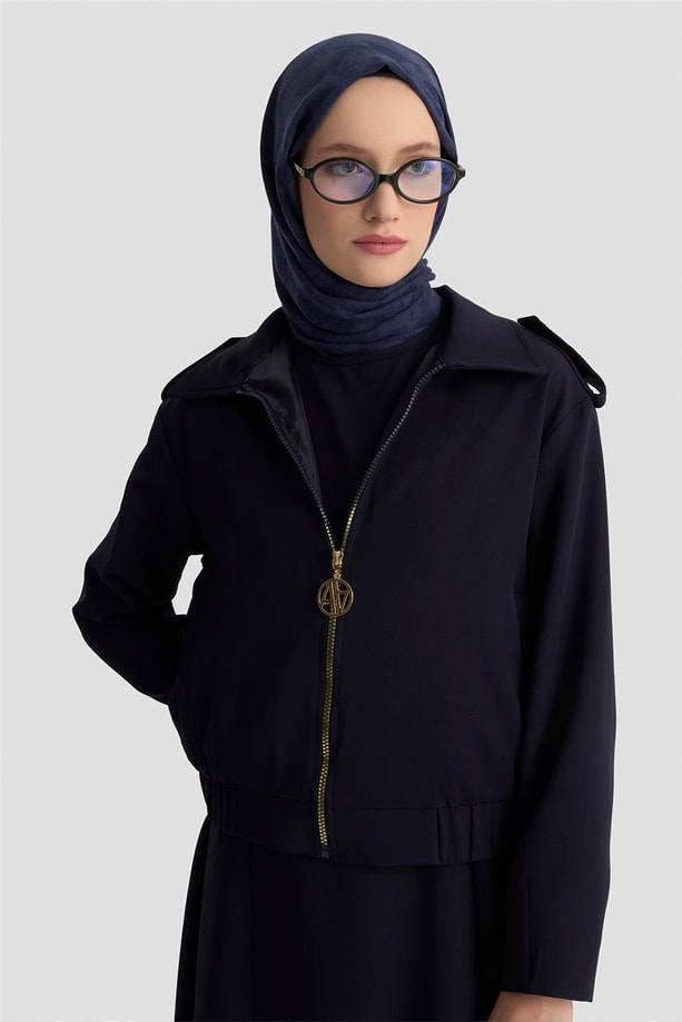 Armine Elbise 25KT906 Lacivert