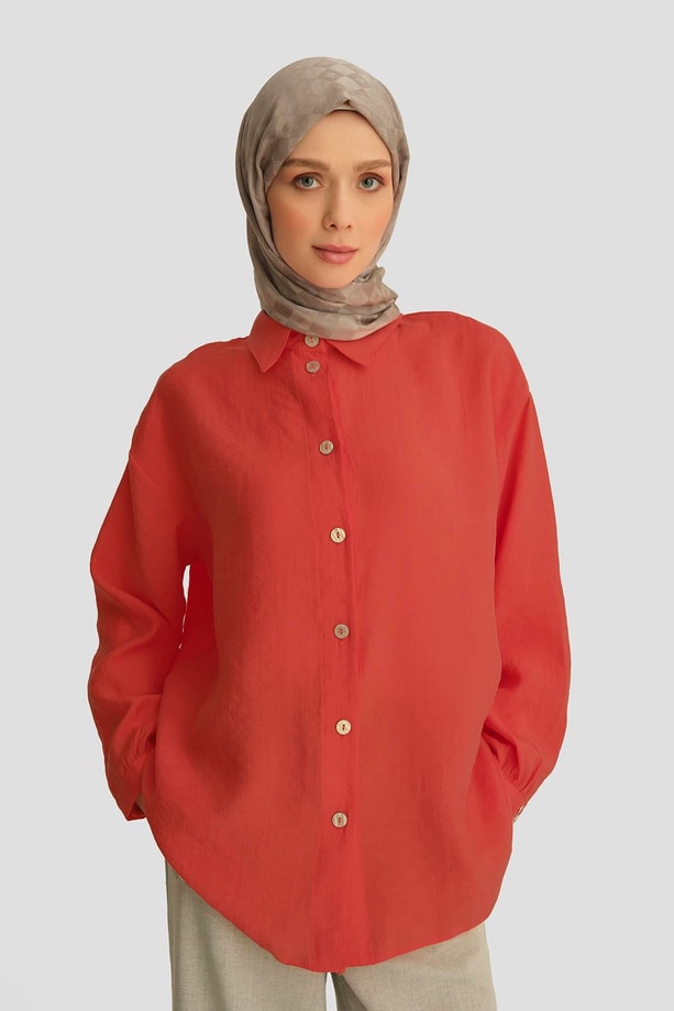 Armine Trend Tunik 25YT486 Mercan