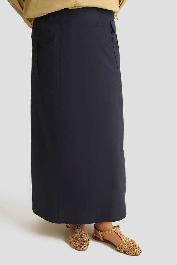 Armine Kargo Pamuk Etek 25Y1833 Lacivert