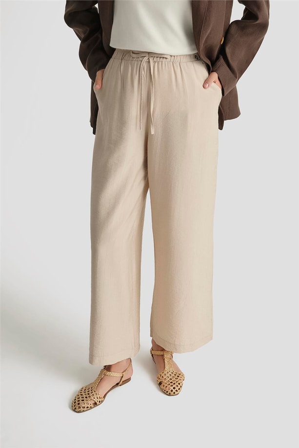 Armine Palazzo Pantolon 25YT209 Bej