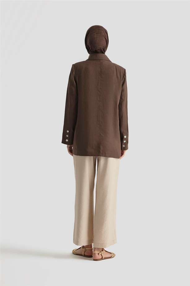 Armine Palazzo Pantolon 25YT209 Bej