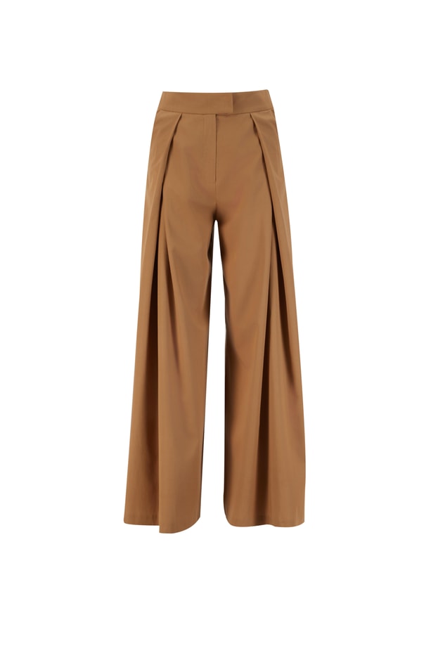 Armine Pileli Pantolon Etek 25Y2801 Taba