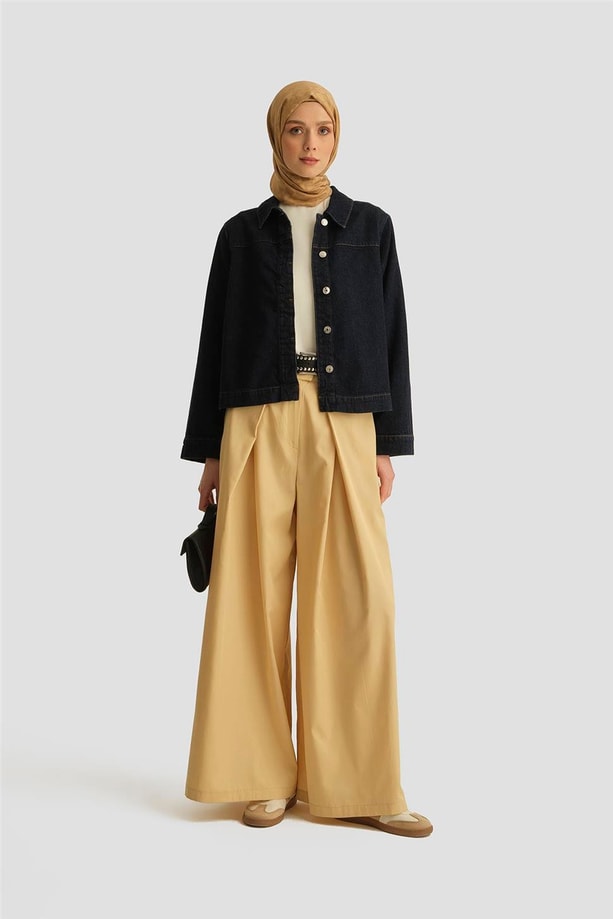 Armine Pileli Pantolon Etek 25Y2801 Aytaşı