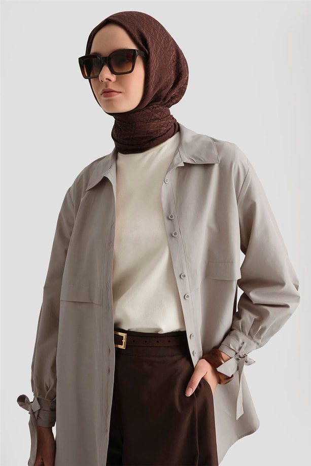 Armine Gömlek 25YH3441 Camel