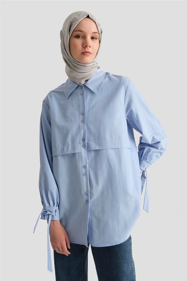 Armine Gömlek 25YH3441 Mavi
