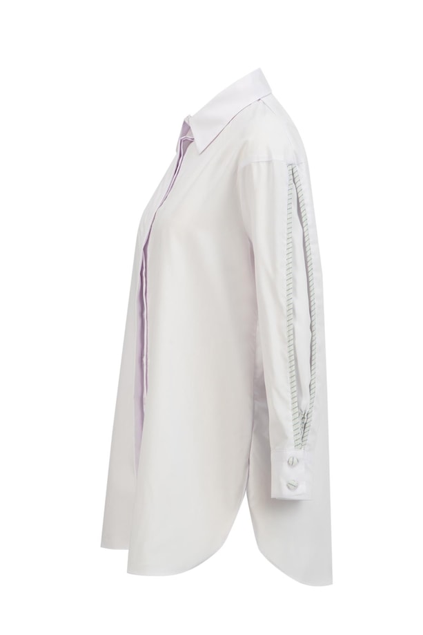 Armine Mixli Gömlek 25Y3707 Beyaz