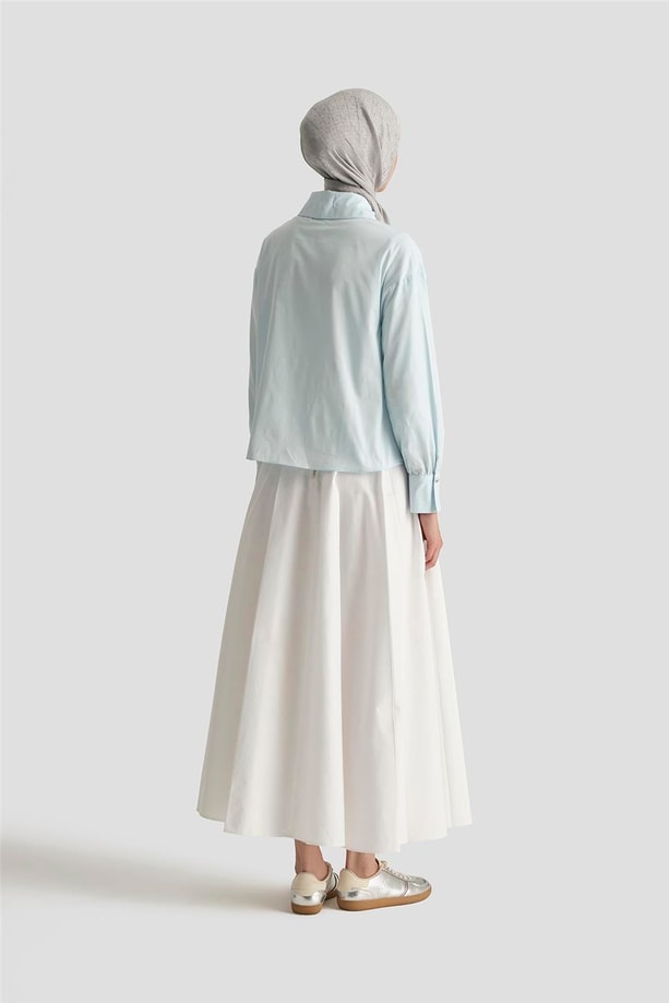 Armine Kargo Cepli Gömlek 25Y3741 Bebe Mavi