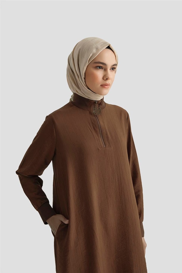 Armine Tunik 25YH412 Kahverengi