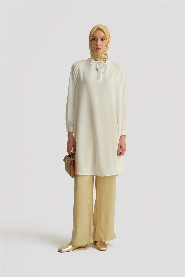 Armine Tunik 25YH4202 Beyaz