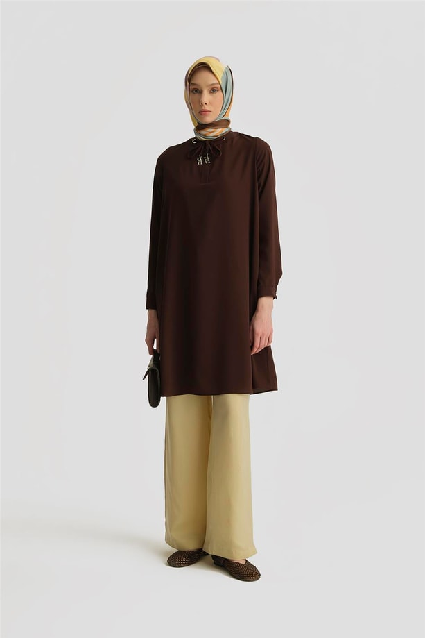 Armine Tunik 25YH4202 Kahverengi
