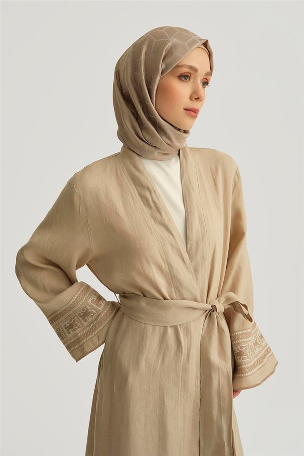 Armine Abaya 25YD4239 Bej