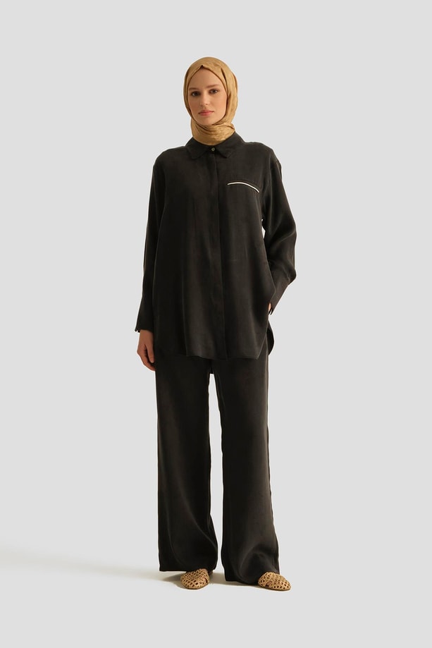 Armine Tunik 25YD4245-1 Siyah