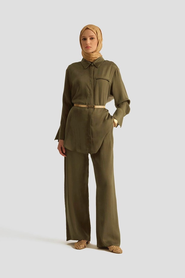 Armine Tunik 25YD4245-1 Haki