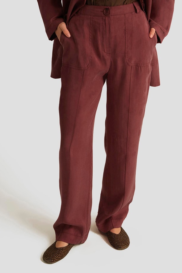 Armine Pantolon 25YD4246-2 BORDO