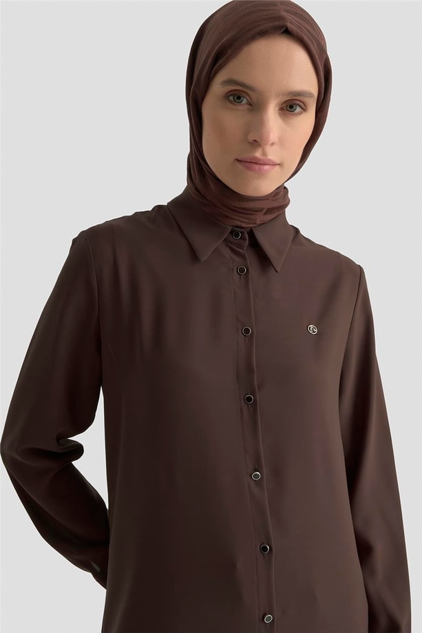 Armine Trend Tunik 25YT4300 KAHVERENGİ