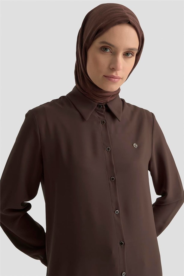 Armine Trend Tunik 25YT4300 KAHVERENGİ