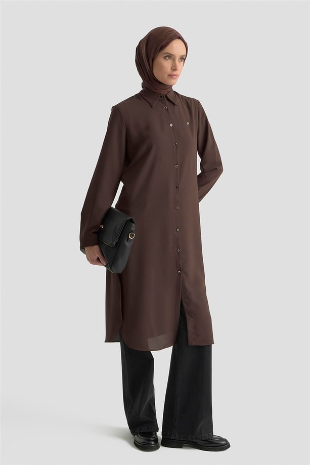 Armine Trend Tunik 25YT4300 KAHVERENGİ