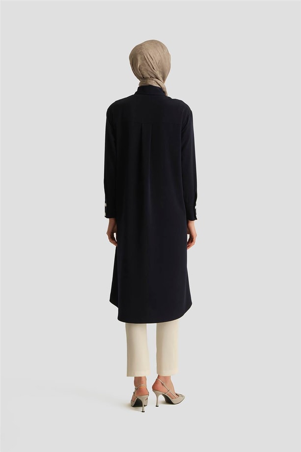 Armine Tunik Elbise 25YH4406 Lacivert