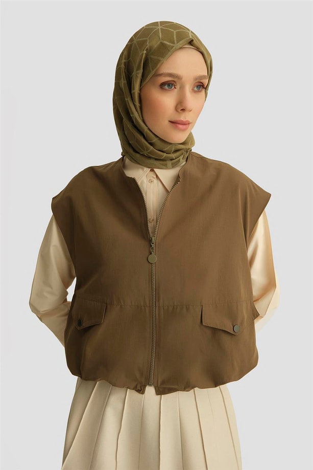 Armine Bomber Yelek 25Y4504 Haki