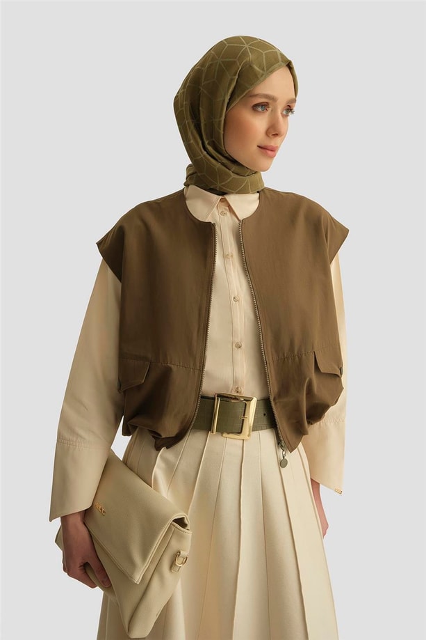 Armine Bomber Yelek 25Y4504 Haki