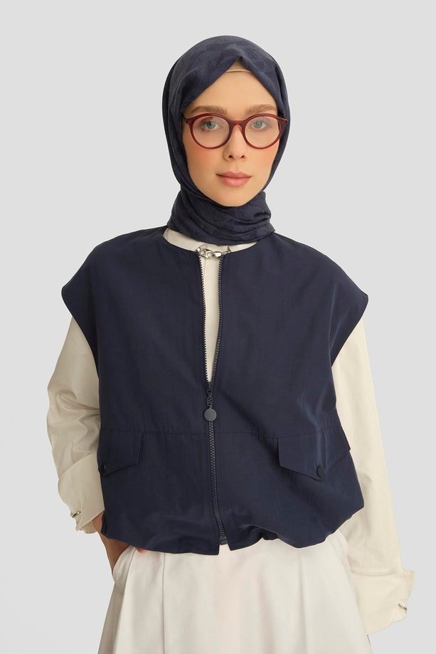 Armine Bomber Yelek 25Y4504 Lacivert