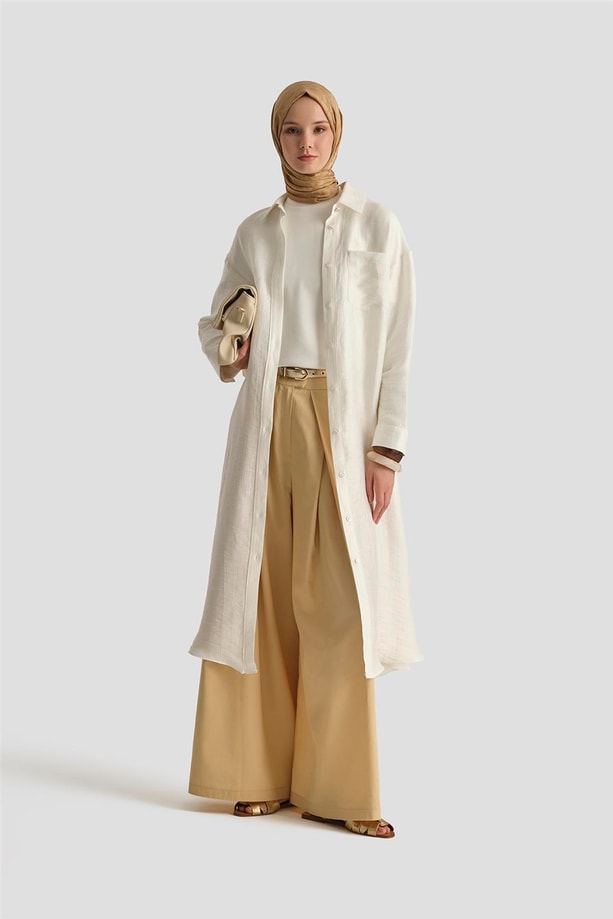 Armine Gömlek Tunik 25Y4700 Beyaz