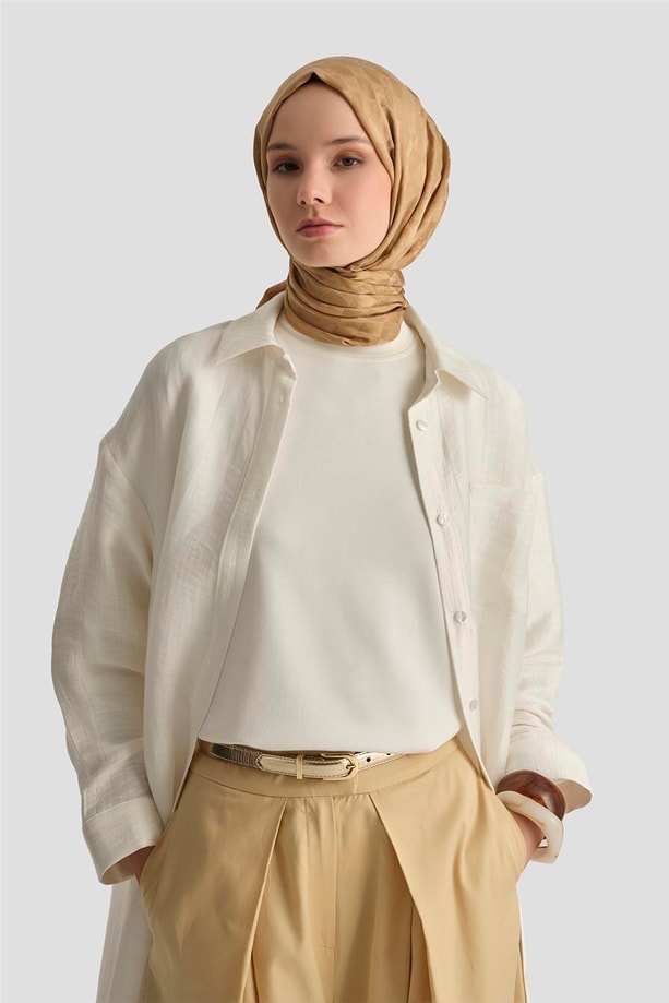Armine Gömlek Tunik 25Y4700 Beyaz