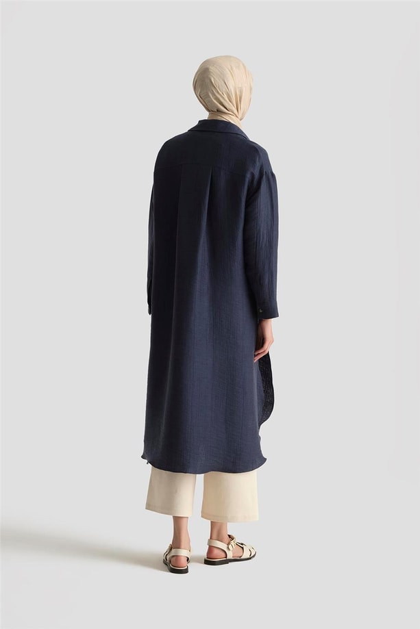 Armine Gömlek Tunik 25Y4700 Lacivert