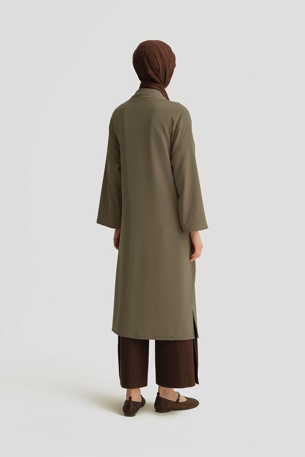 Armine Zincir Detaylı Giy Çık 25YT521 Haki