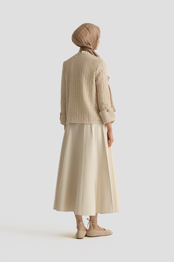 Armine Natural Brode Ceket 25Y5904 Naturel