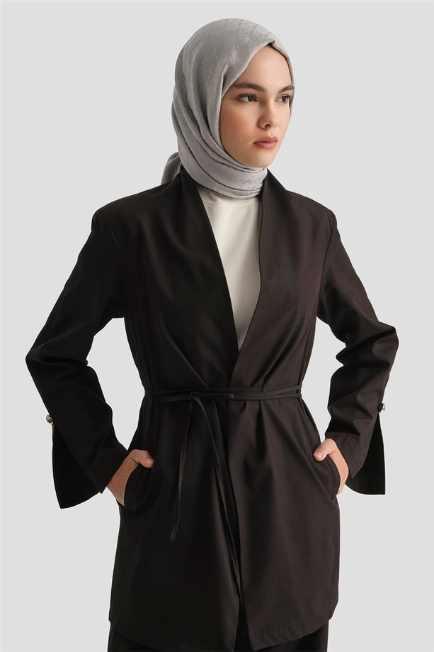 Armine Blazer Ceketli Takım 25Y6007 Siyah