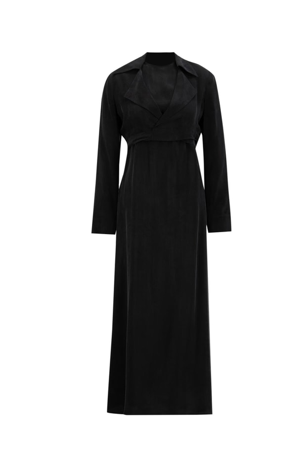 Armine Bluz Elbiseli Takım 25Y6009 Siyah