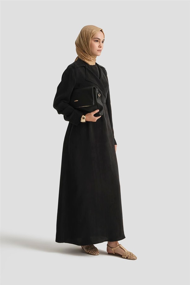 Armine Bluz Elbiseli Takım 25Y6009 Siyah