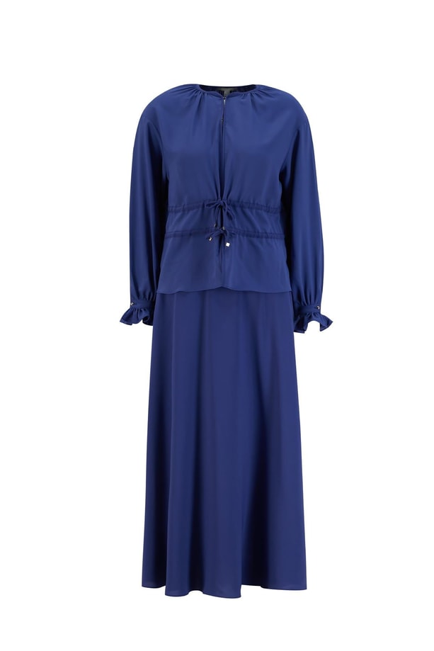 Armine Çift Tünelli Takım 25Y6016 Puslu Mor