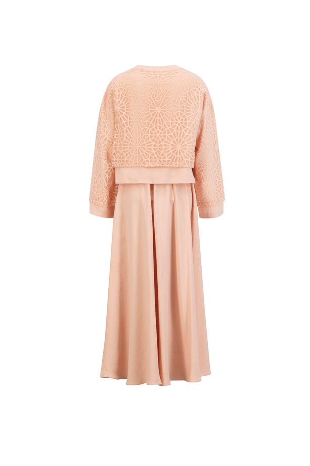 Armine Kumaş Mixli Takım 25Y6019 Soluk Pembe