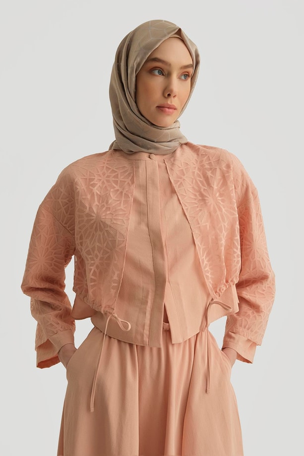 Armine Kumaş Mixli Takım 25Y6019 Soluk Pembe